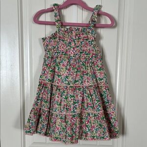 Joie Floral Tiered Sundress in Pink, Green, White